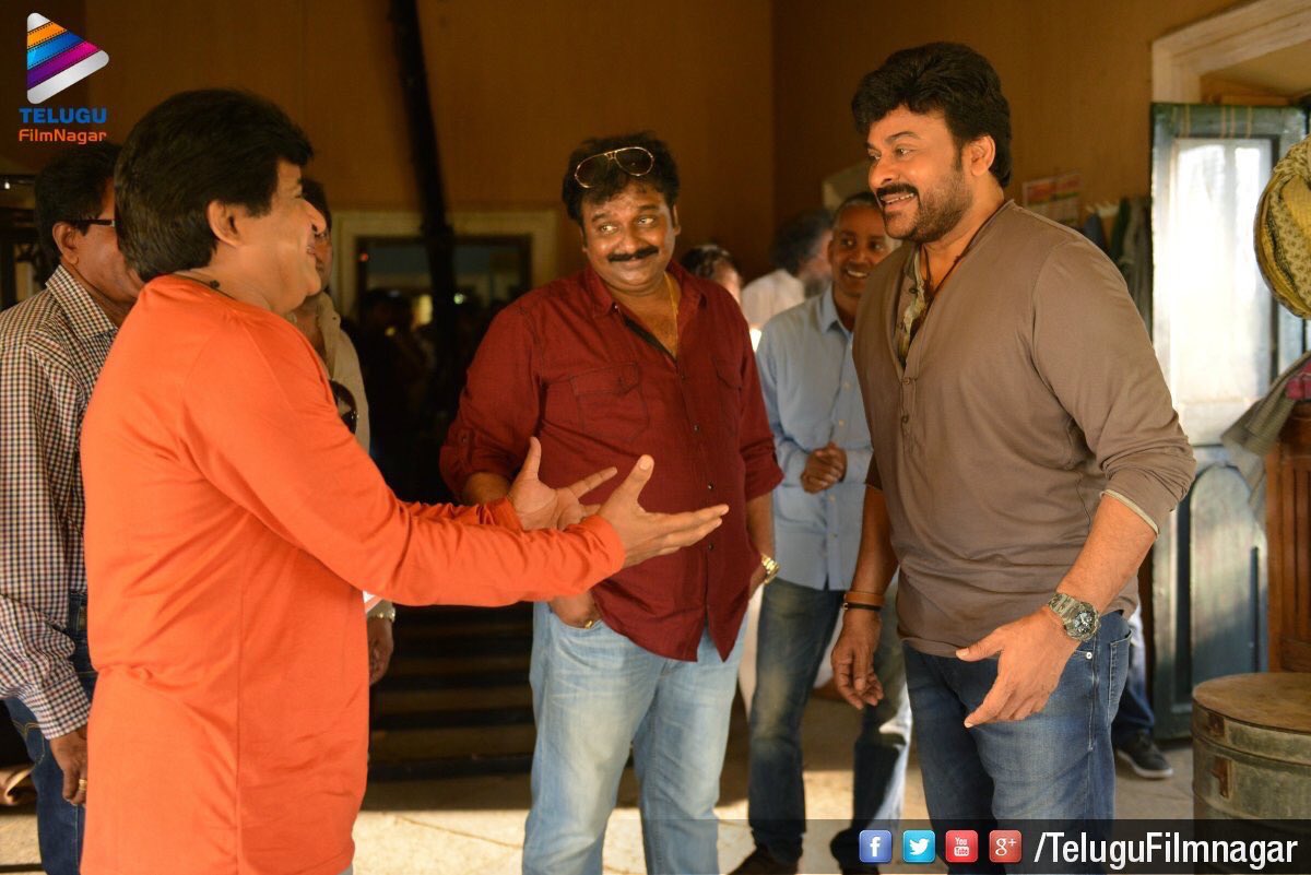 Chrissuccess's tweet photo. #Chiru150FirstDayShoot https://t.co/uaYn8voJDG