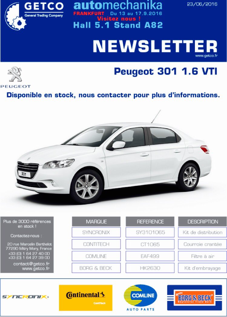 GetcoGetfrance's tweet photo. #Renault #Citroën #Peugeot #comline #contitech #Algerie #maroc #automechanika #spareparts #uk # https://t.co/uUL6LFUez3