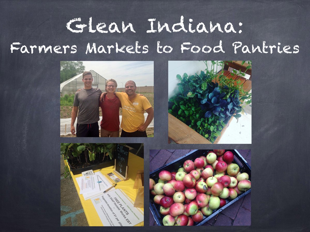 HoosierMarkets's tweet photo. Farmers markets & farms #GleanIN move fresh, local food to #foodpantires @BrownsburgIN @IndyCM @IndyUrbanAcres https://t.co/6ifjBgh2fE