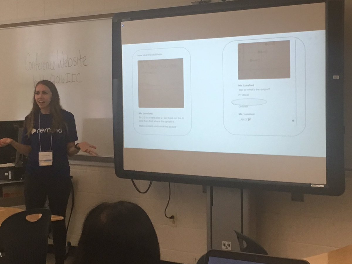 EdTechRyan's tweet photo. Need a tool to communicate with your students? Check out @RemindHQ! @maria_lunsford uses it everyday! #mcpsIIC2016 https://t.co/lCBl3lwoak