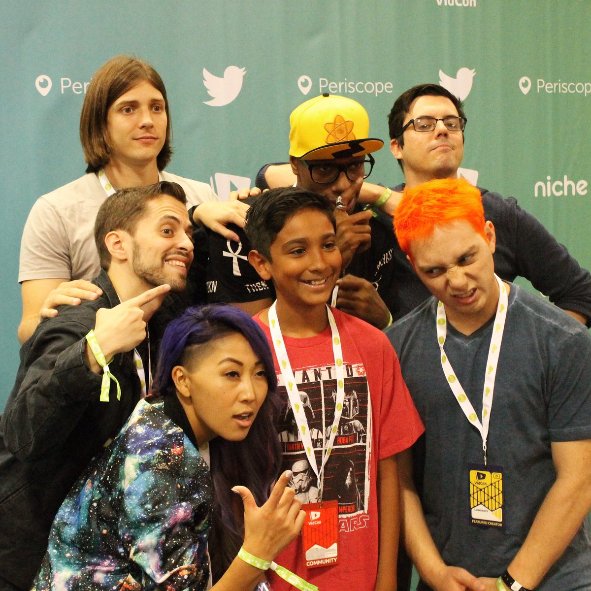 VidCon's tweet photo. Squad goals. #vidcon2016 https://t.co/UoXmPgpuZX