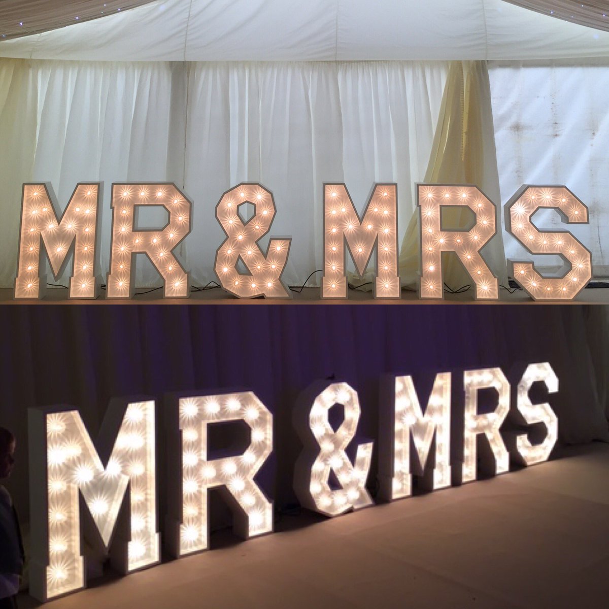 MR &amp; MRS lights. #wedding