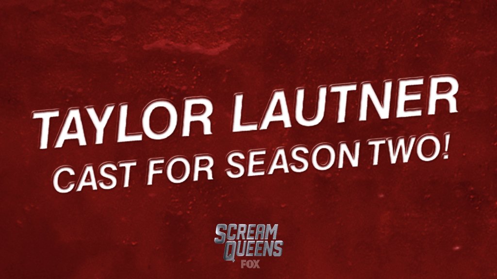 We’re howling over the new hot doctor! #TaylorLautner is joining #ScreamQueens for Season 2. RT if you're excited!