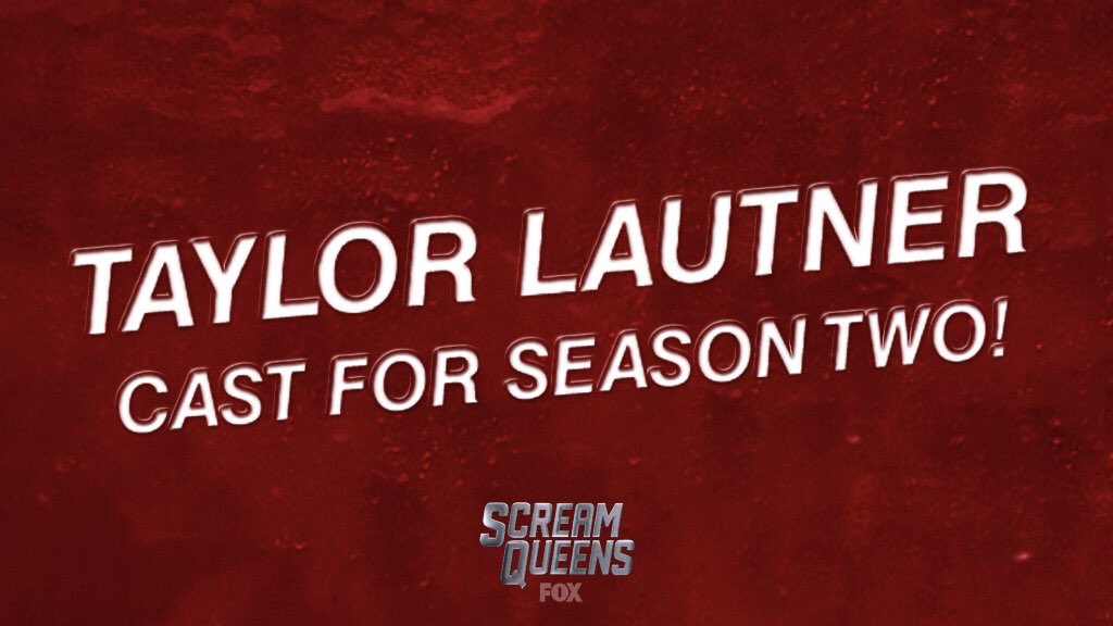 screamqueensbr's tweet photo. SOCORRO! Taylor Lautner acaba de ser confirmado na segunda temporada como um dos novos doutores. 🔥 https://t.co/bY46gWTEhj