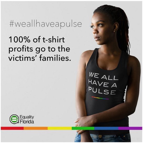 CaylaRdavis's tweet photo. Support @weallhaveapulse by purchasing a t-shirt or tank top https://t.co/220sUJJip4 #weallhaveapulse #OrlandoStrong https://t.co/VzmlcX22x3