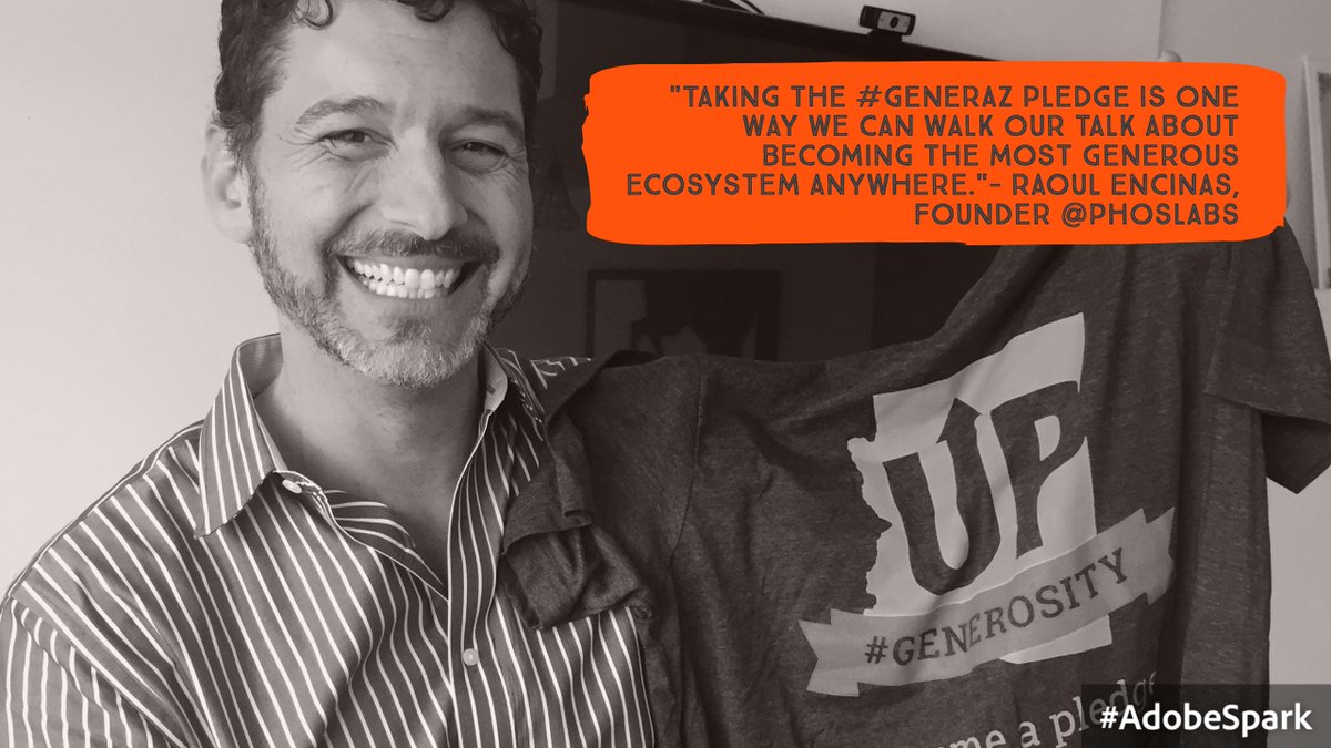 helionhouse's tweet photo. New #generAZ pledge leader @RaoulEncinas from @phoslabs! Have you pledged 1%? #yesPHX https://t.co/yfp98z94zh