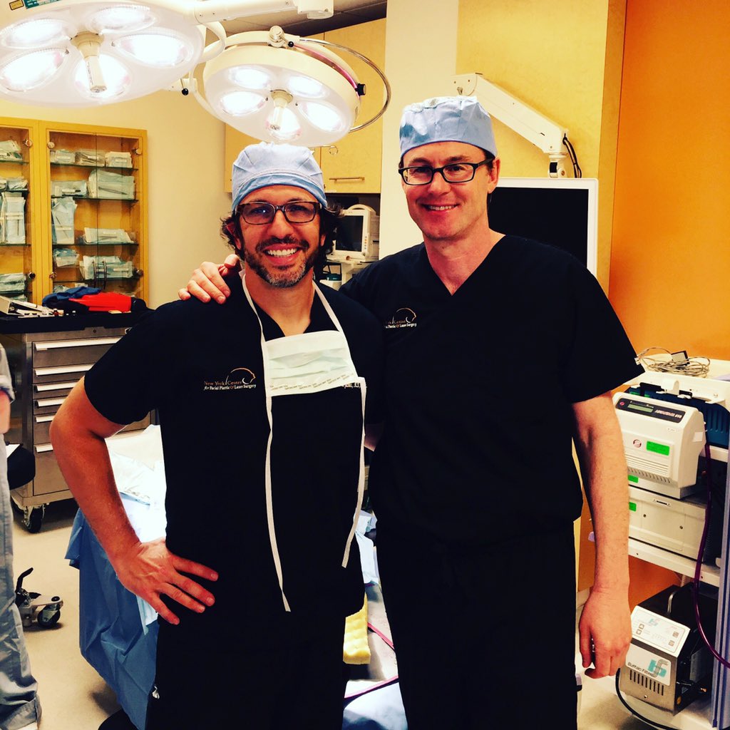 DrJacono's tweet photo. Today @DrChrisMoss a prominent #PlasticSurgeon from #Melbourne Australia watched me perform 2 deep plane face lifts https://t.co/pHxEeF7xUN