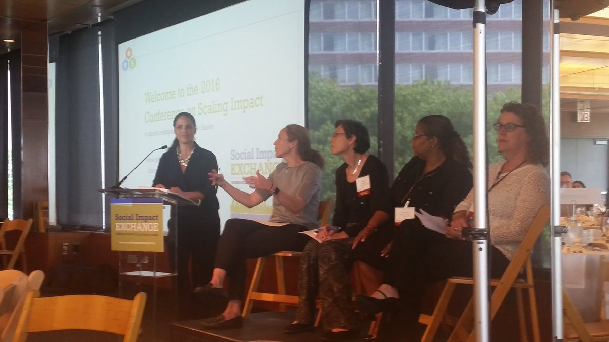 GioKotoriy's tweet photo. Soledad O'Brien moderating panel of #philanthropy leaders on scaling impact to help women at #SIEx16 #foundations https://t.co/ZwM1Hup57f