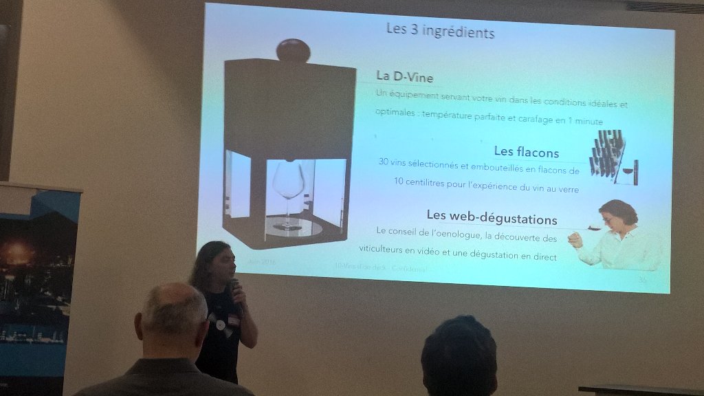 Krirozh's tweet photo. #D-vine est un équipement qui sert le vin dans les conditions idéales. #IoTBreak a @usineIO @objetconnecte01 https://t.co/gV2tnrBpxg