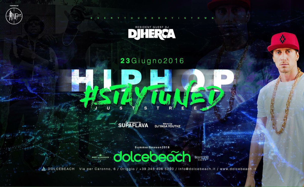 DjChristianYY's tweet photo. Tonight #staytuned @dolcebeach🌴🇯🇲🐼#yagayouthz #newfamilyproject #djHerca https://t.co/cNgrDsO91G
