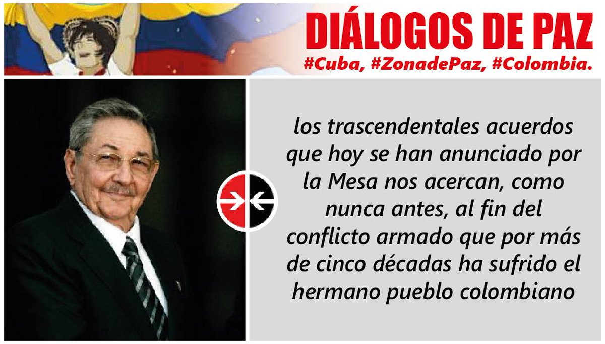 #Cuba se ha consolidado como una zona para  decir #AdiosALaGuerra