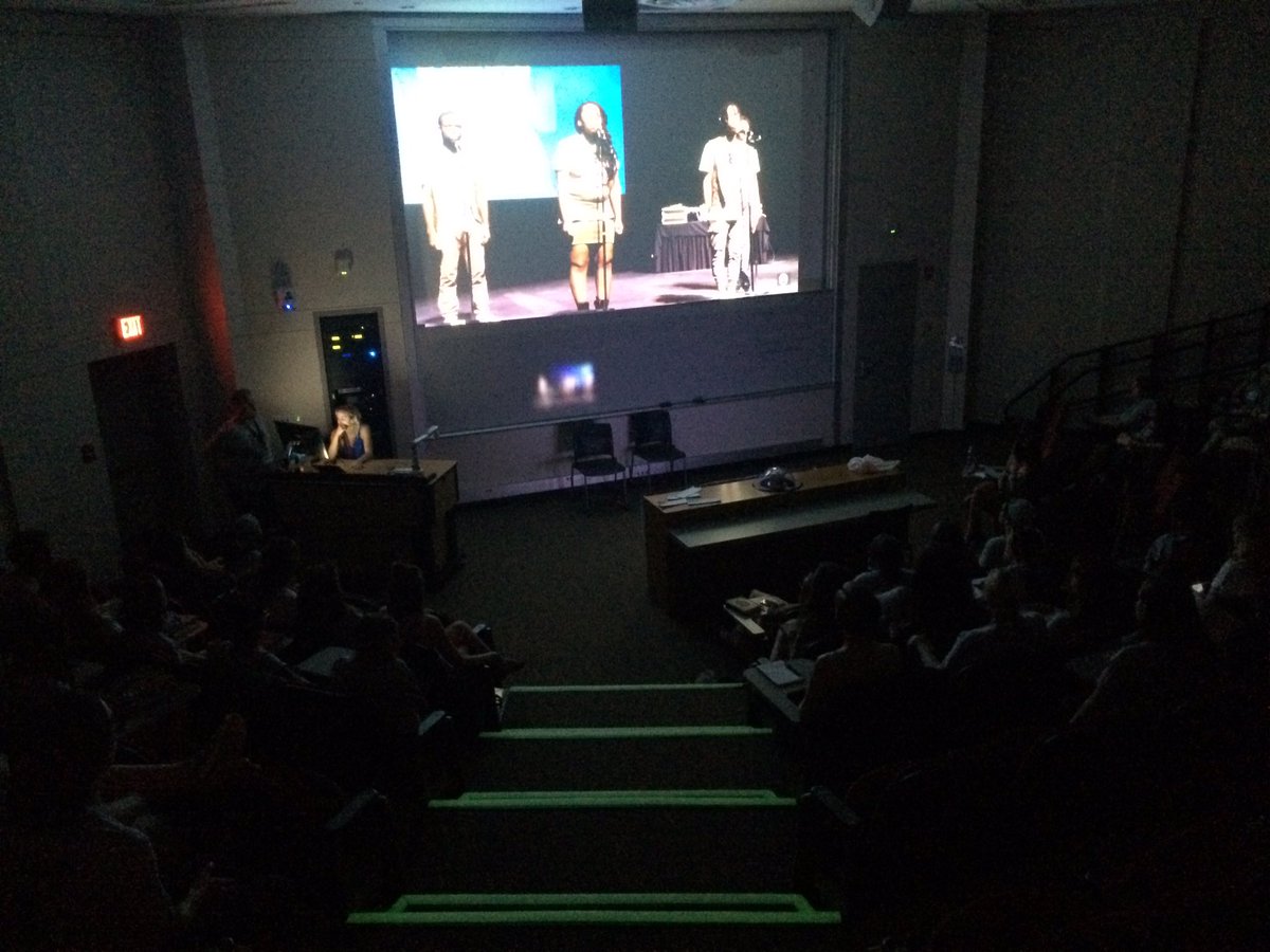 gyamazawa's tweet photo. studying @DCyouthSlam at the 5th annual #slamcamp16 during the group piece lecture 🙌🏽 https://t.co/RWdct71H5r