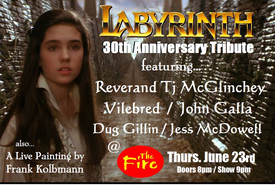 Come out tonight to the Labyrinth 30th Anniversary Tribute featuring <a href="/Vilebred/">Vilebred</a> and more! It's gonna be a good time