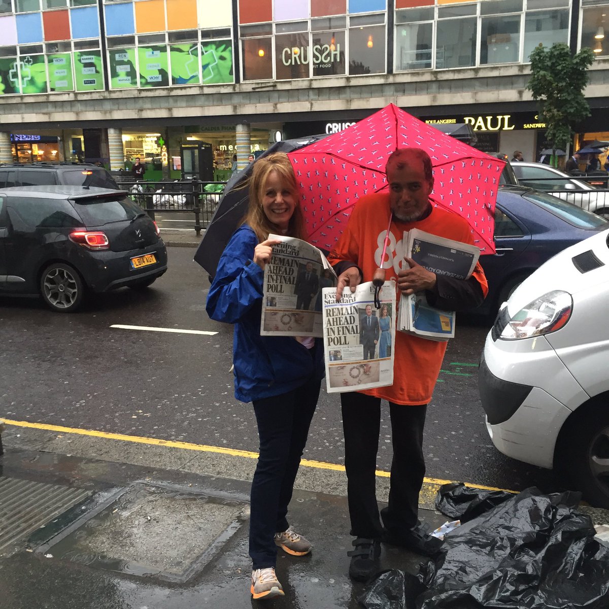 CllrCatherineF's tweet photo. Finally finished 12 hours of canvassing. Fingers crossed #ConservativesIn #StrongerIn https://t.co/Yo38mRxHMW
