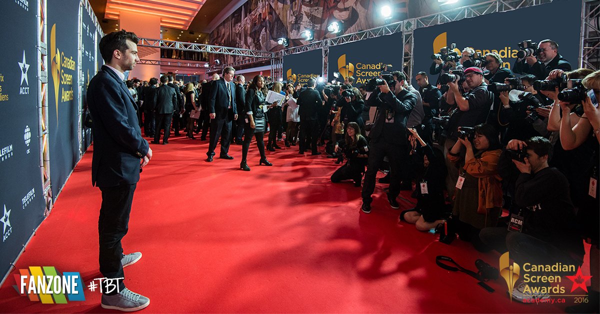 TheCdnAcademy's tweet photo. #TBT to @BaruchelNDG at #CdnScreen16! RT if you remember this stud back in his days of #PMK. https://t.co/fmQvdXJ7NS
