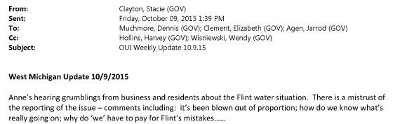 jonathanoosting's tweet photo. Early grumblings from West Michigan #FlintWaterCrisis https://t.co/Tddv3URHei