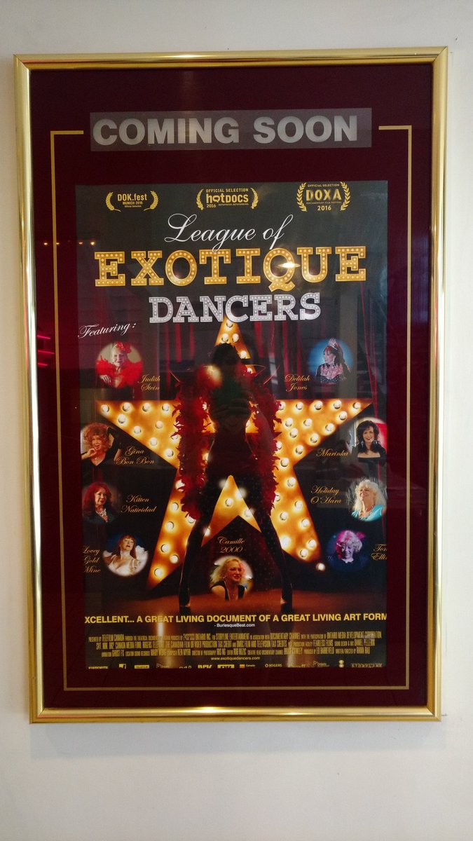 BitchSassidy's tweet image. #muchjoy to be #screening #LeagueOfExotiqueDancers at @GlobeCinema on Sunday June 26 7:10PM #gogo #games #burlesque