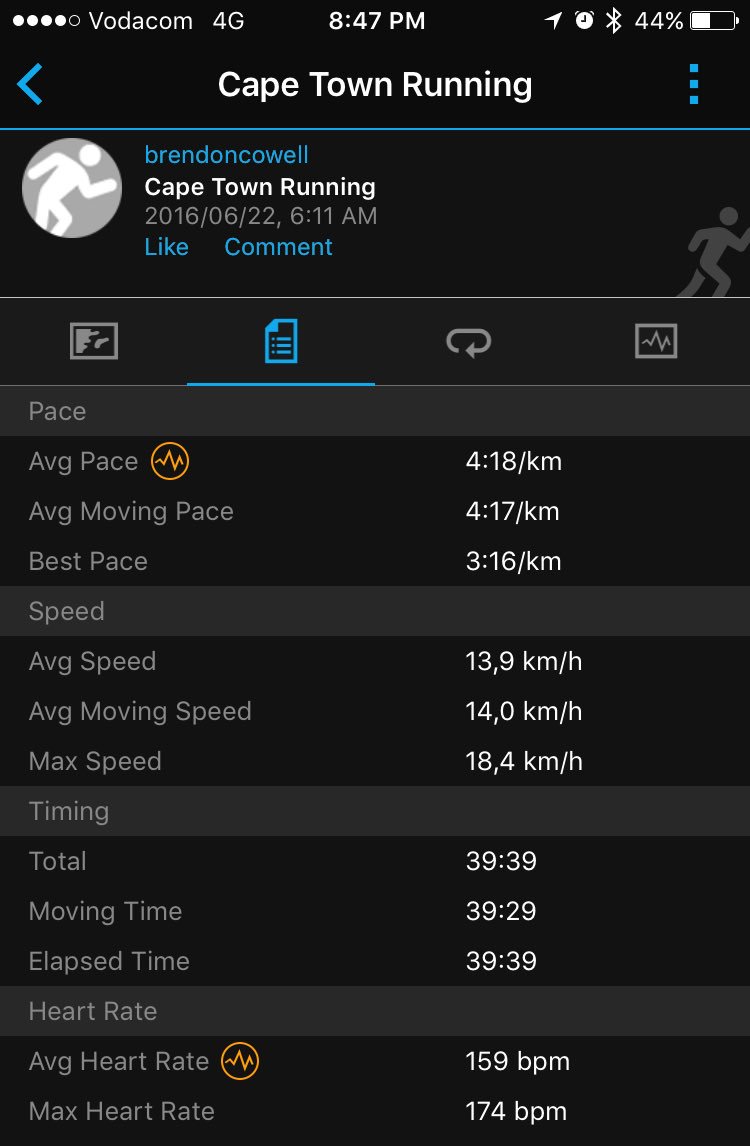 You guys <a href="/Discovery_SA/">@Discovery_SA</a> must get this a lot, but please check out why my run on Wed only earned 100 points? 😉