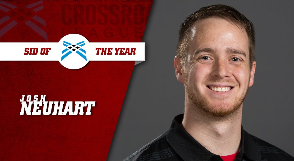 Josh Neuhart named the 2016 <a href="/Crossroads_NAIA/">Crossroads League</a> SID of the Year | gclancers.com/news/2016/6/23… | #LancerUp