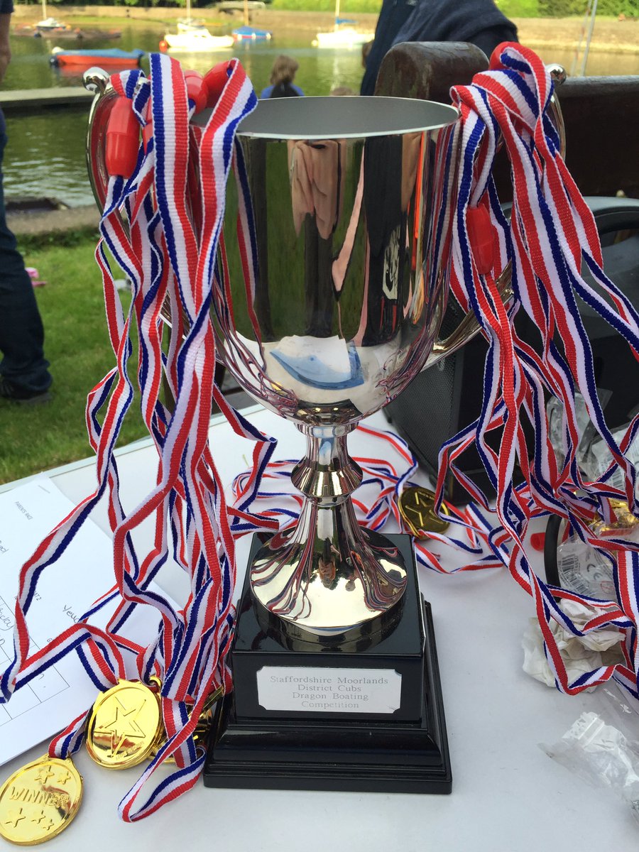 Great night at Rudyard Lake for <a href="/MoorlandsScouts/">Moorlands Scouts</a> Cubs Dragon Boating! Well done 4th Leek!