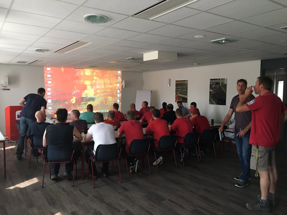 Vandaag een zeer nuttige eerste monteurs vergadering gehad met de Business Unit "Homes &amp; Energy"