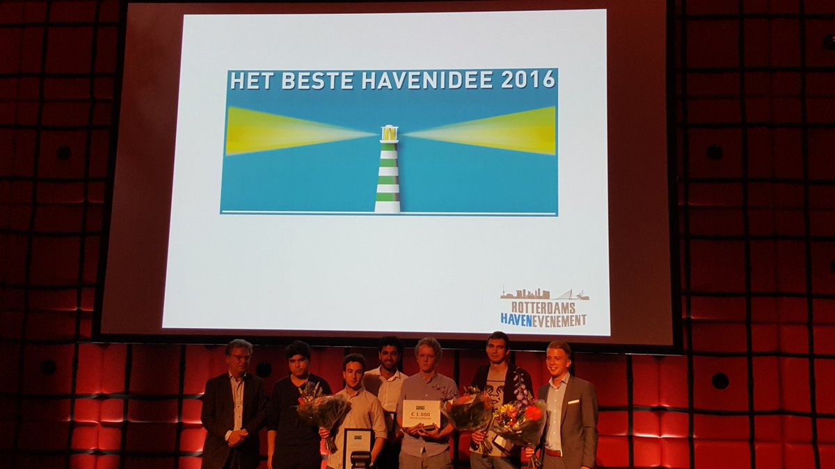 STCGroupNL's tweet photo. Danger of encloses spaces van RMU studenten wint beste havenidee! #HRE2016 https://t.co/L8XomQWgTS