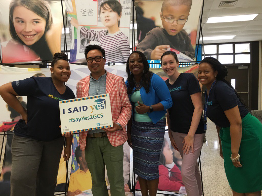 GCSNCjobs's tweet photo. Mr. Kim said YES to Andrews High School and GCS! #sayyes2gcs @lmkinard https://t.co/9SuSSd2heK