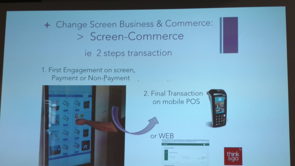 ticatag2013's tweet photo. #IoTBreak #connectedscreen by @ThinkandGoNFC change le parcours des consommateurs pour les enthousiasmer! #NFC #UX https://t.co/W7aQlYs1T8