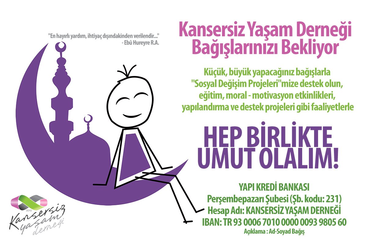 KansersizYasam's tweet photo. Gelin, el birliğiyle bu hastalığın kaderini değiştirelim.

https://t.co/YyW8M5iU2a

#yasayanbilir #kayd4381 https://t.co/cZXzueqdTH