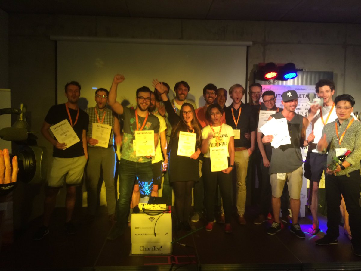 Thx for the great 🌙 everyone! #betapitch @betahausHH #startupshh