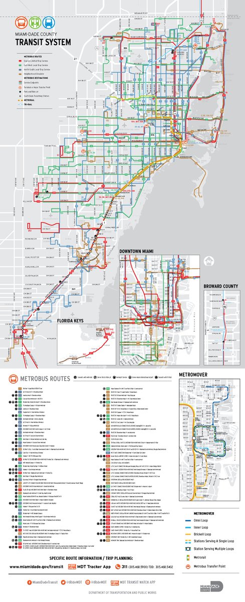 miami dade bus routes map - maps for you