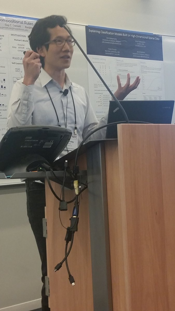 krvarshney's tweet photo. Percy Liang on provenance and contracts in machine learning @icmlconf #WHI2016. https://t.co/PnHKcXV2uO
