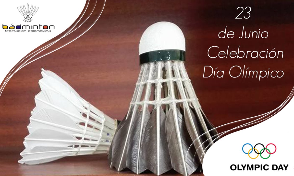 FedBadmintonCol's tweet photo. La Federación Colombiana de Bádminton se une a la celebración del Día Olímpico. #DíaOlímpico #OlympicDay https://t.co/84Qkg1fL8P