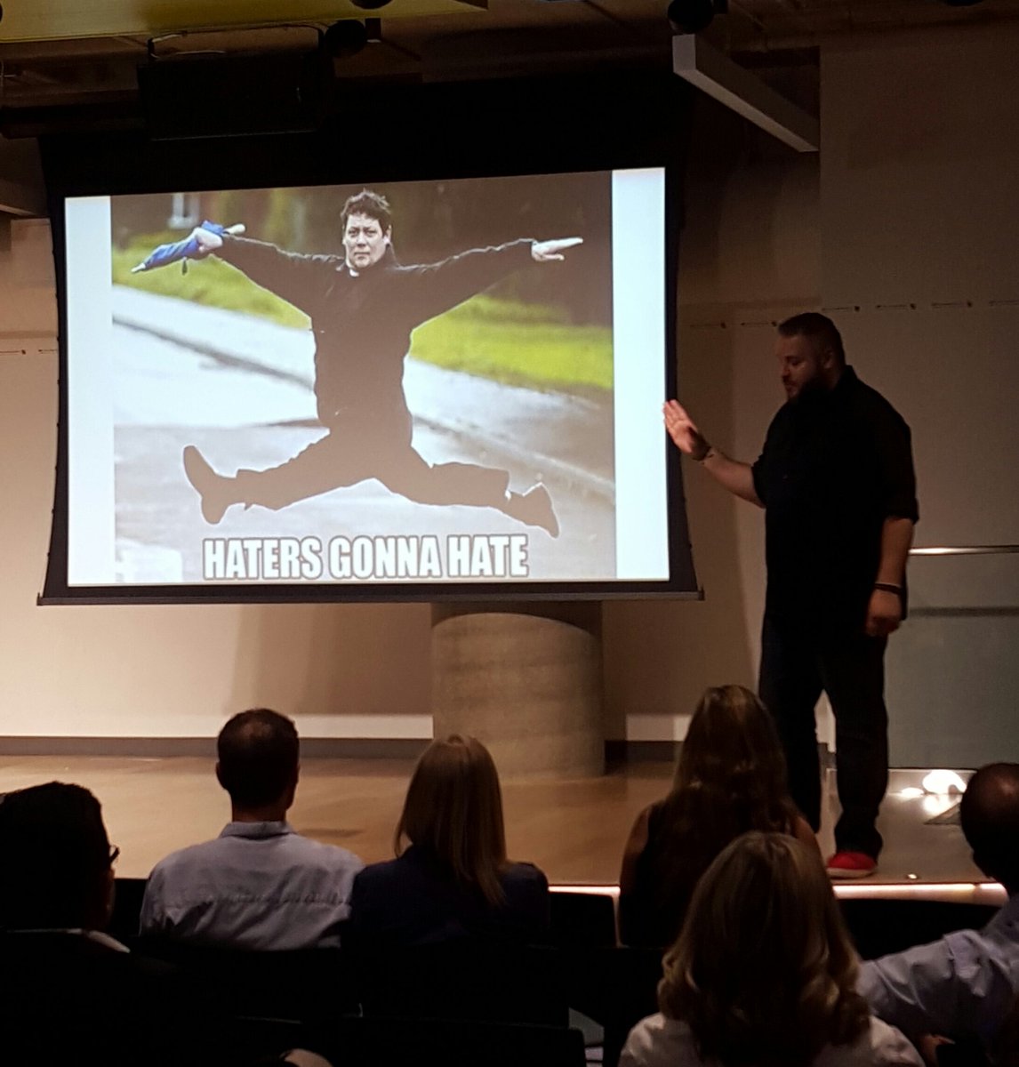 "Haters gonna hate" <a href="/johnmorgan/">John-Michael Morgan</a>  #Tweetstock16