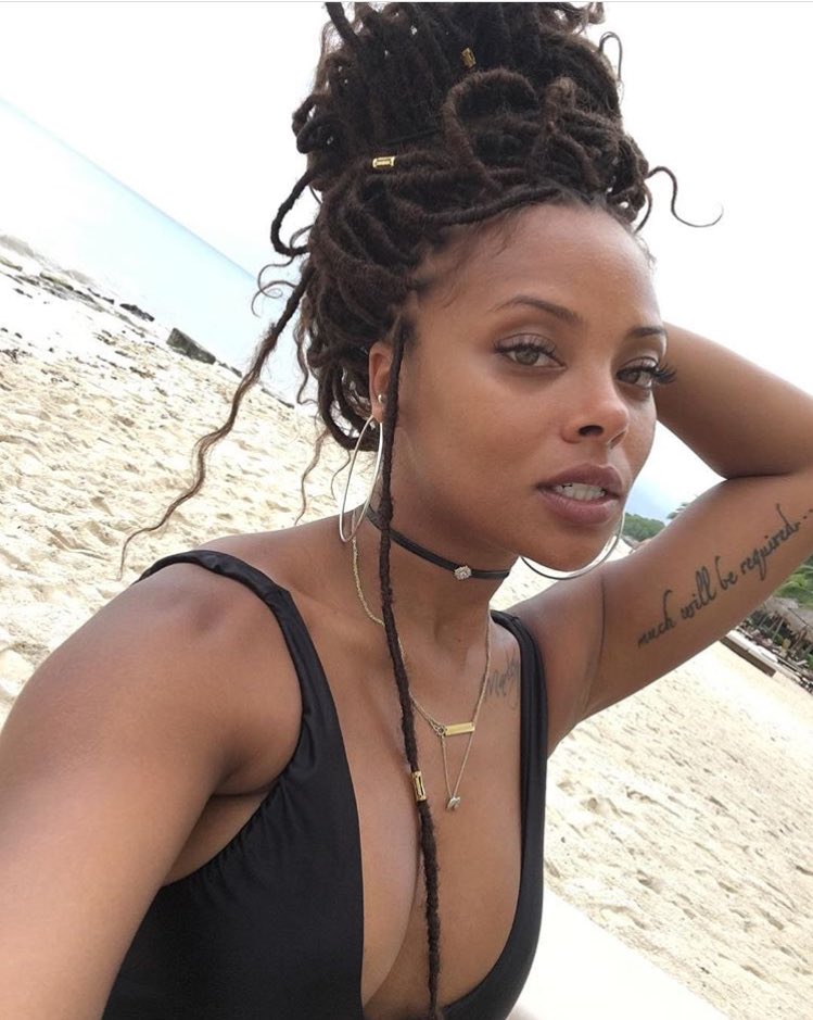 TrayTraysince81's tweet photo. Eva Marcille with Locs 😩😩 https://t.co/rHWKmtawDF