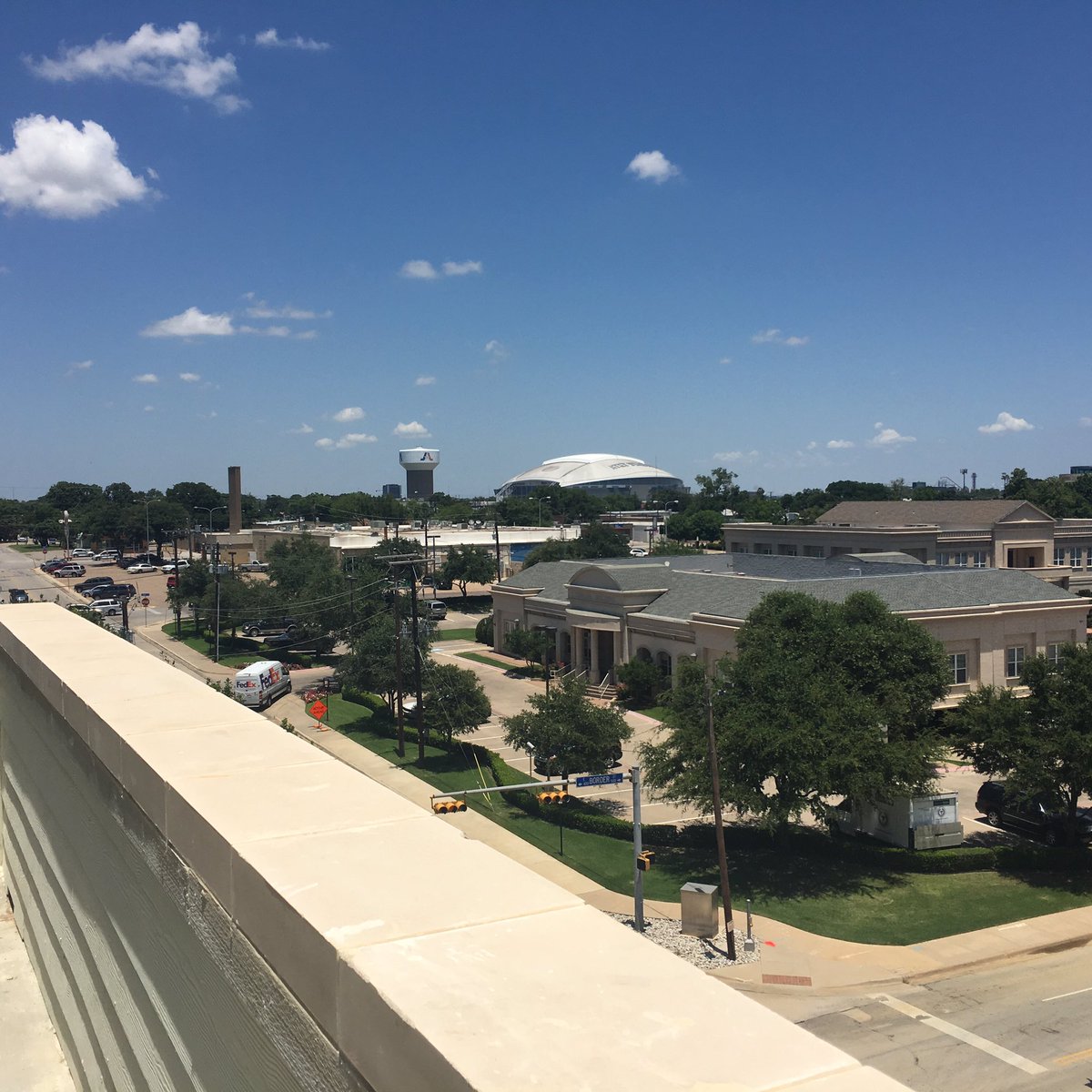 404Border's tweet image. The view from the skybox is just simply breathtaking! #404border #views #downtown #arlington
