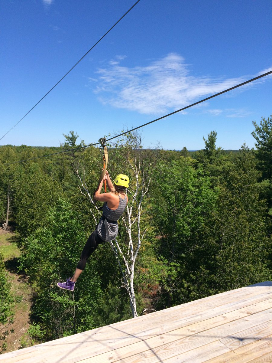 WisconsinParent's tweet image. Lakeshore Adventures has taken ages 4-80+ zip lining in Bailey's Harbor, Door County. #ZipOn #lakeshoreadventures