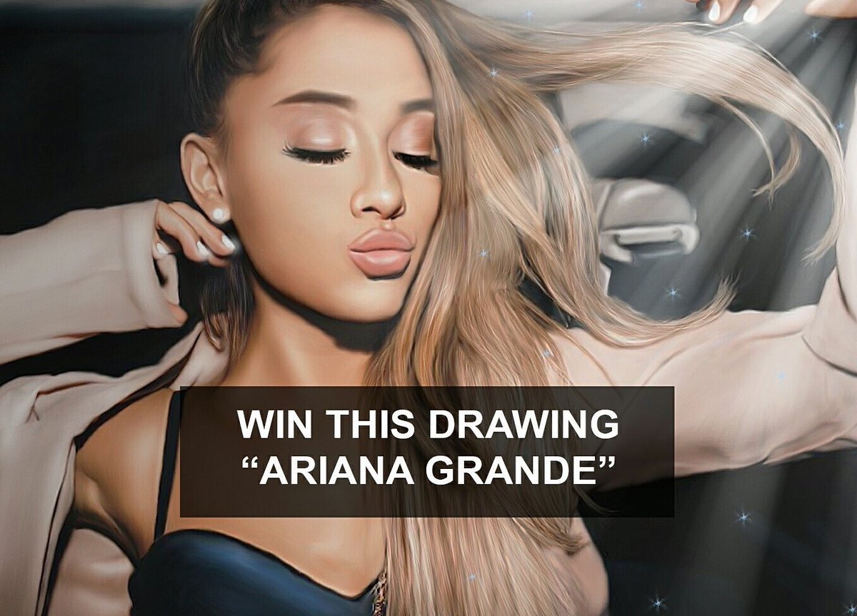 onelovesem's tweet photo. Win a poster drawing of Ariana Grande. Tell us why you want to win this poster drawing from @claudio_peeters ♡ https://t.co/7RIEXPj9mR
