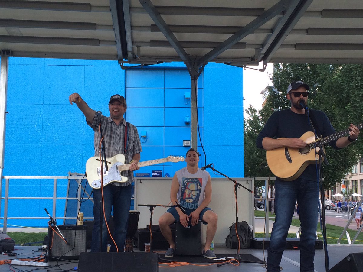 JoshBrogadirTV's tweet photo. .@BourbonChasers rocking out at Boston Calling block party! @CTaylorRobbins @TheAlmightyBuck @PeteLankarge https://t.co/e0EAiBVpkB