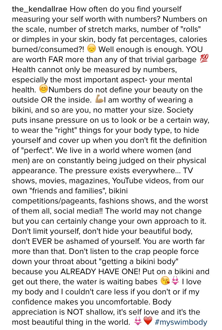 Kendall Rae on Twitter "💯💯👙 myswimbody https//t.co/W1sXvtRB72" / Twitter