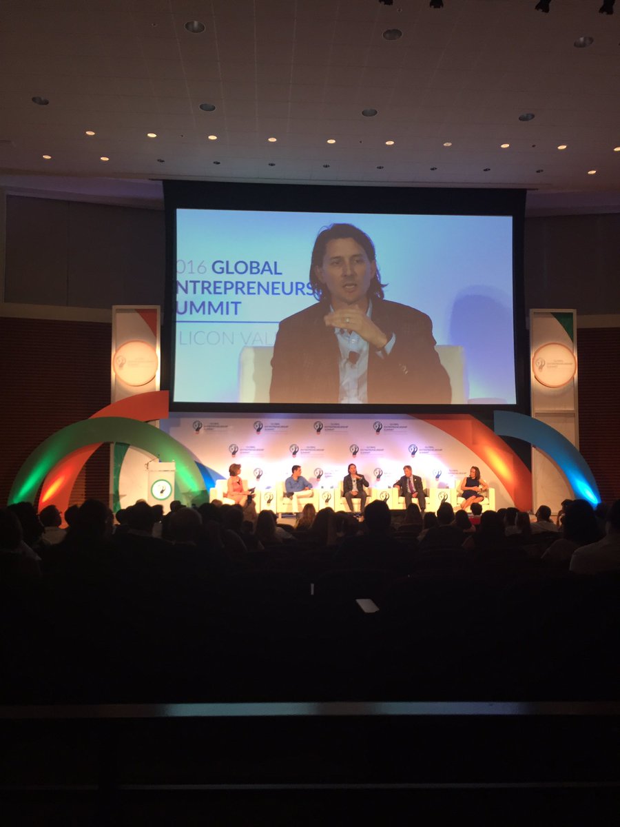 Andlib's tweet photo. "5-10 yrs entire planet will have access to Internet for free..first time all humanity connected" @RobNail #GES2016 https://t.co/ZGNyJdXxW0