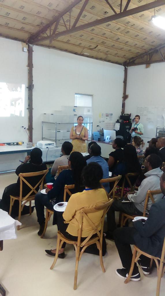 Happy to host #uva's. Dr Rebecca Dillingham and #youngafricanleaders at our manufacturing facility