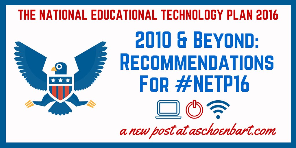 AdamSchoenbart's tweet photo. 2010 & Beyond: Recommendations for #NETP16 at https://t.co/LMNPisfmdm #edtechafterdark https://t.co/7alVVeDsXA