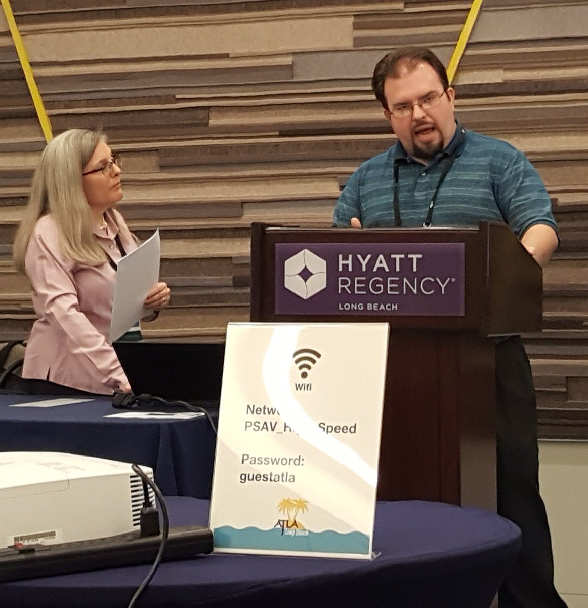 darling_library's tweet photo. HIU was well represented at the #ATLA2016 conference @HIUnow @TerriBogan @JamesYuile https://t.co/ZAJopWy6ab https://t.co/LKtAbO4N0Y