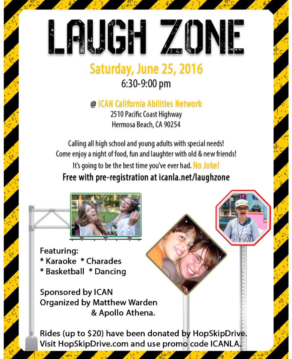 Student fr #HermosaBeach plans improv show for #specialneedsteens. Looks like fun! <a href="/icanla/">ICAN</a> icanla.net