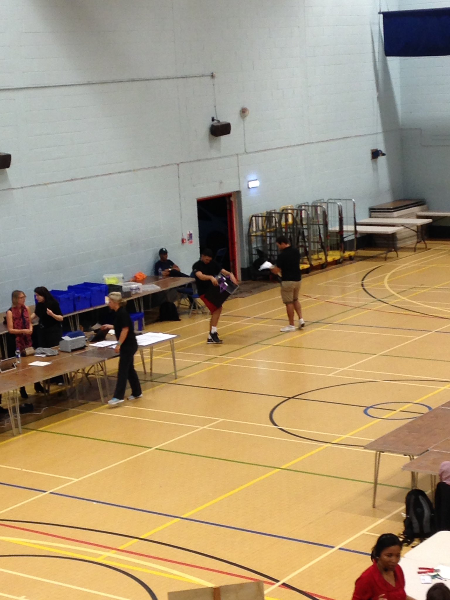 Romford Recorder on Twitter "The first box has arrived at the count 