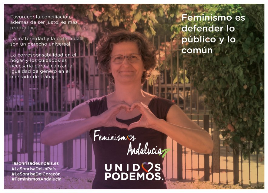 PodFeminismAnd's tweet photo. Feminismo es igualdad real en nuestras vidas #FeminismosAndalucía #LaSonrisaDelCorazón https://t.co/ys9Vbf7exB