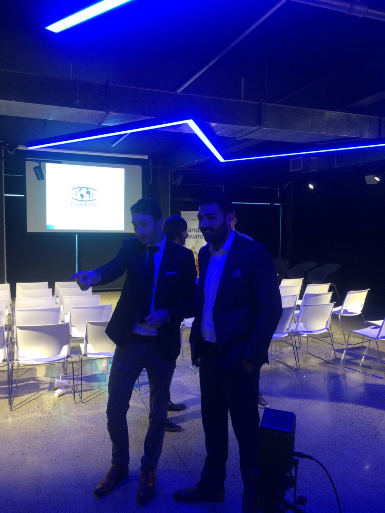 ErikReinhard's tweet photo. Waldorf & Stadler at the #rtechtalks @Steve_Barrell @KaviRai86 https://t.co/JGt7fuZWVe