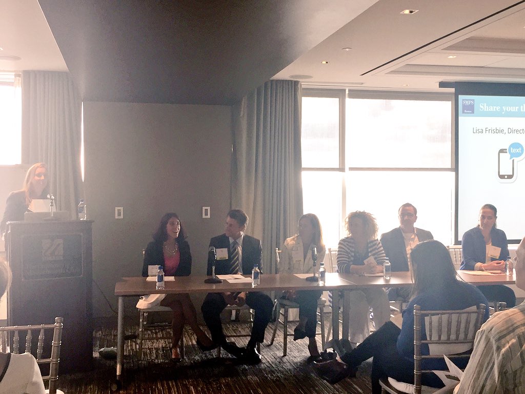 annaluciano's tweet photo. This BD Live panel is killing me! So funny - and horrifying - to hear about some BD approaches. #smpsbos https://t.co/j7B541Guq5