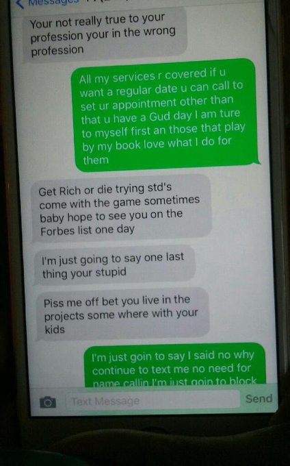 Why do people think just because you do porn or escort that you will do anything 4 💵 #safesex #yolo https://t<a href="/tag/yolo"class="tags"><span>#yolo</span></a><a href="/tag/safesex"class="tags"><span>#safesex</span></a>